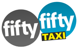 fifty fitfy taxi logo